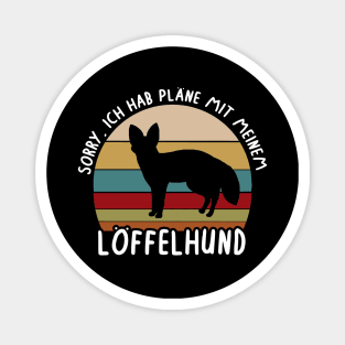 Pläne mit Löffelhund Savanne Design Geschenk Magnet